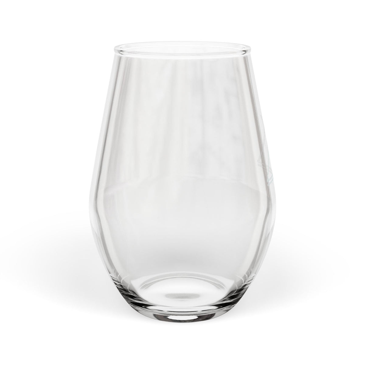 Engraved Teepee Stemless Wine Glass — 11.5oz Camping Glassware
