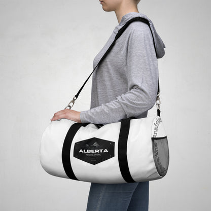 APA Classic White Duffel Bag - Spacious Travel & Gym Carryall