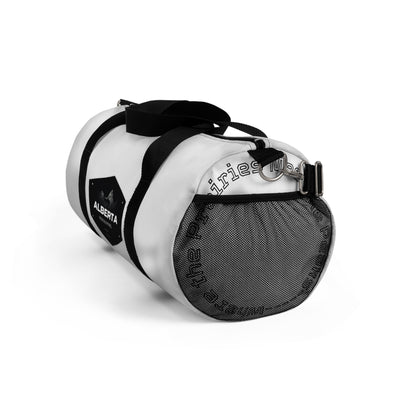 APA Classic White Duffel Bag - Spacious Travel & Gym Carryall