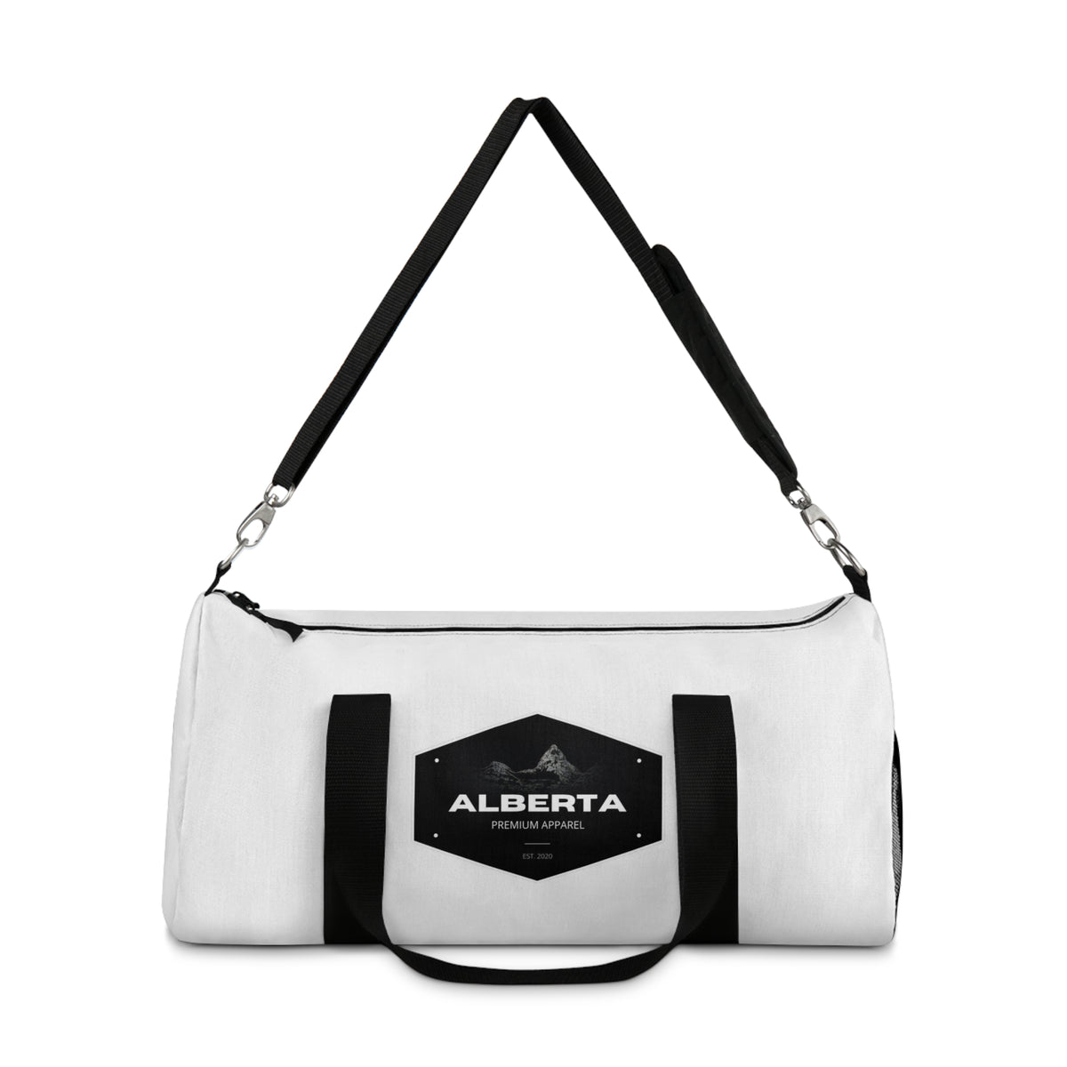 APA Classic White Duffel Bag - Spacious Travel & Gym Carryall