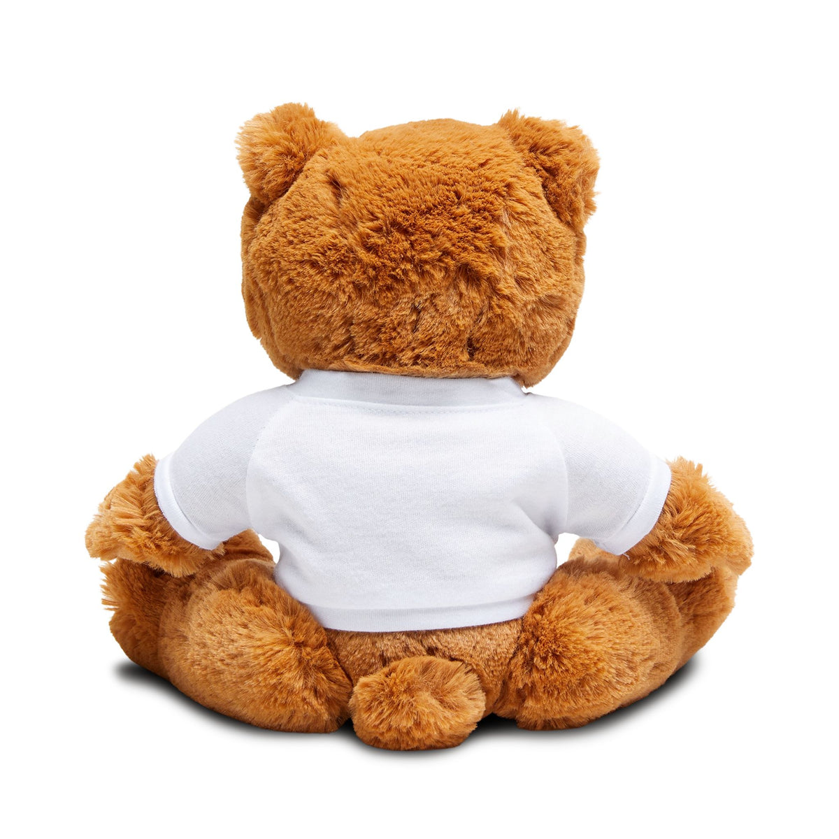 APA Plush - Cute Brown Teddy with Custom T‑Shirt & Bow