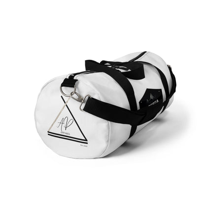 APA Classic White Duffel Bag - Spacious Travel & Gym Carryall